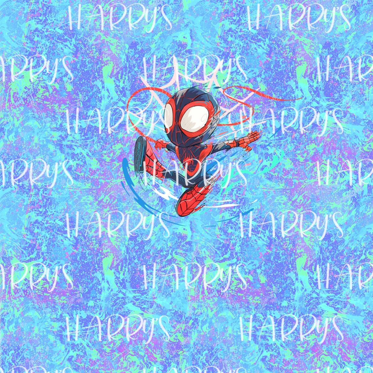 Spider Gang - Purple - Black Spider Panel