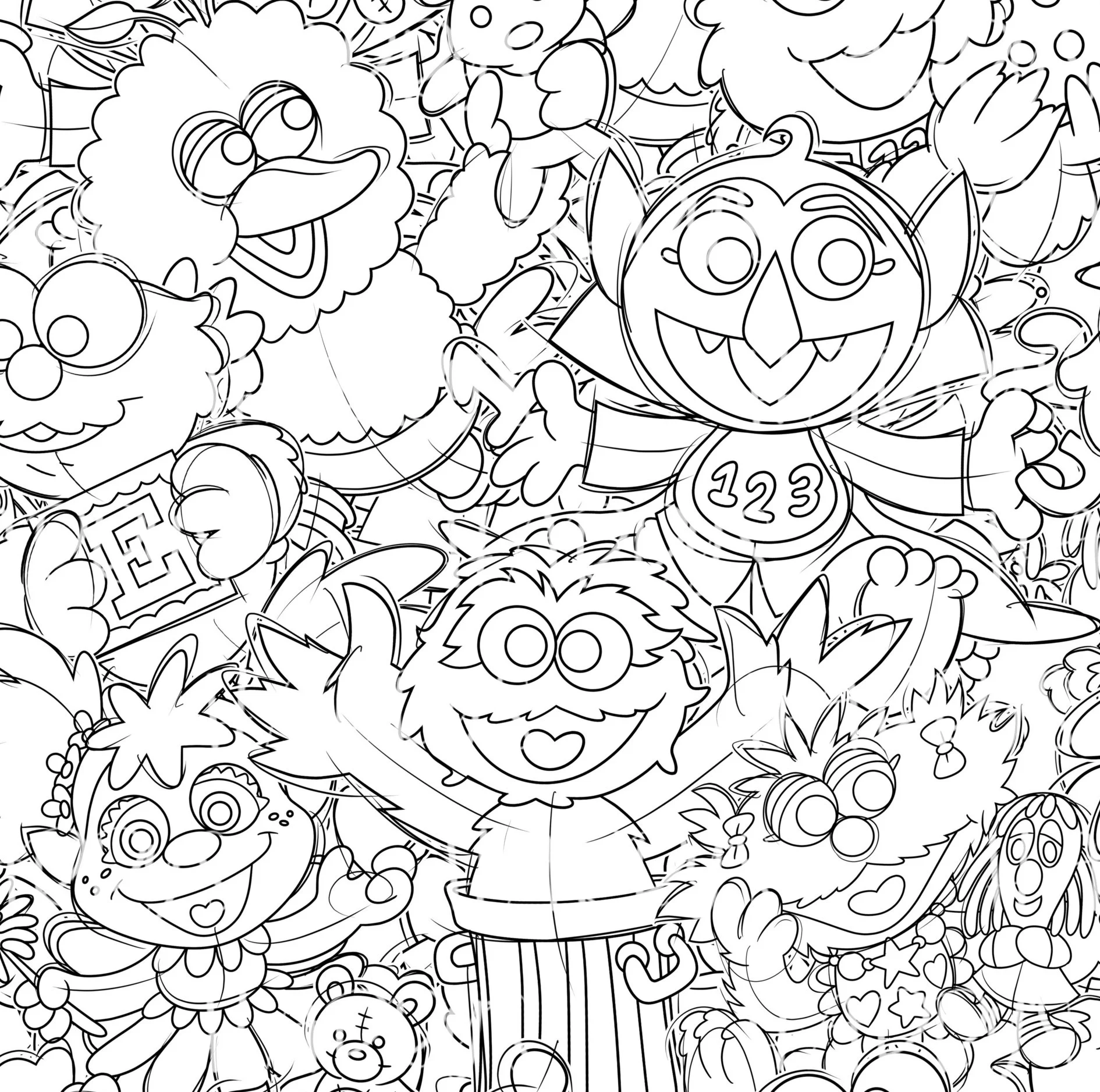 Friendly Baby Monsters Coordinate