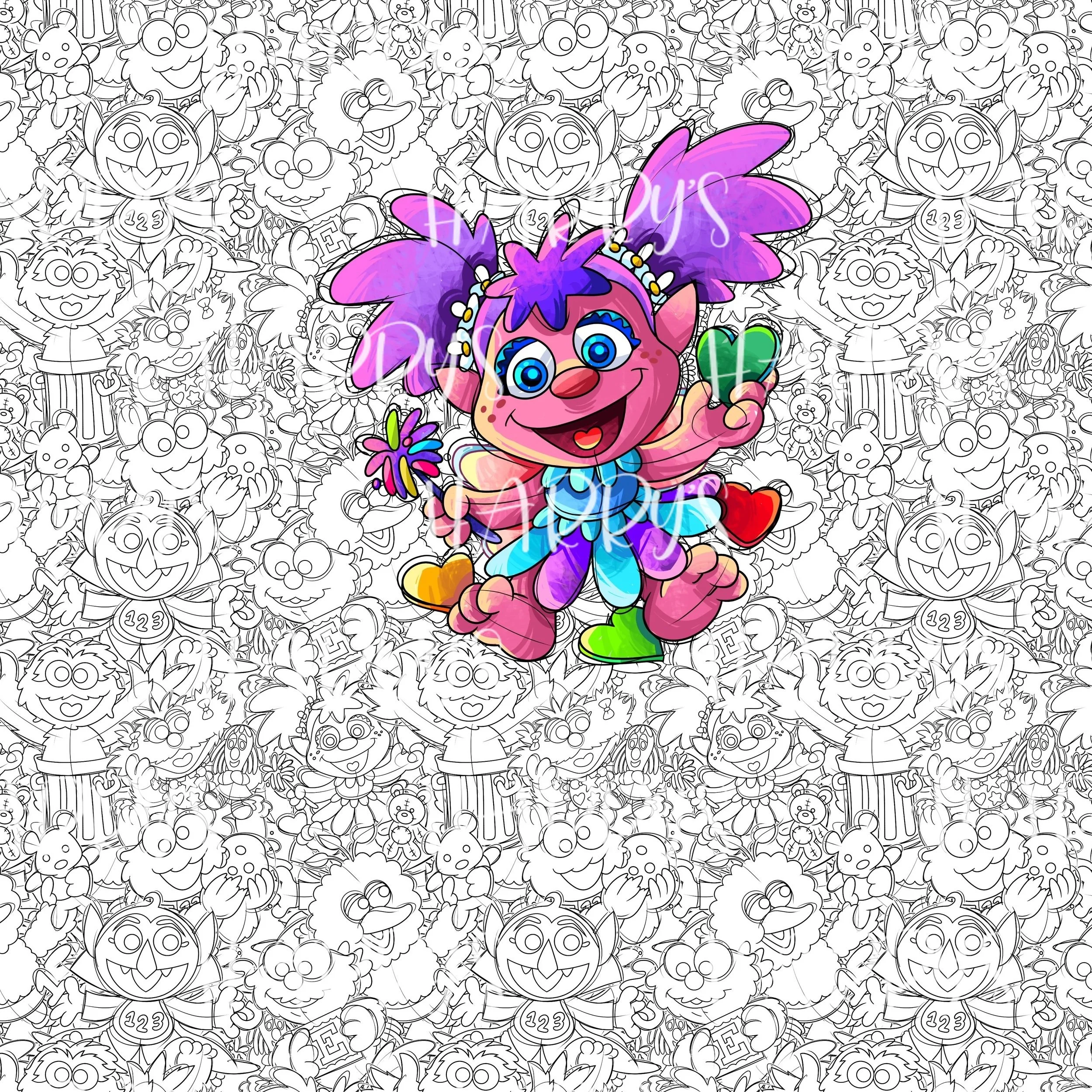 Pink Fairy Monster - Panel