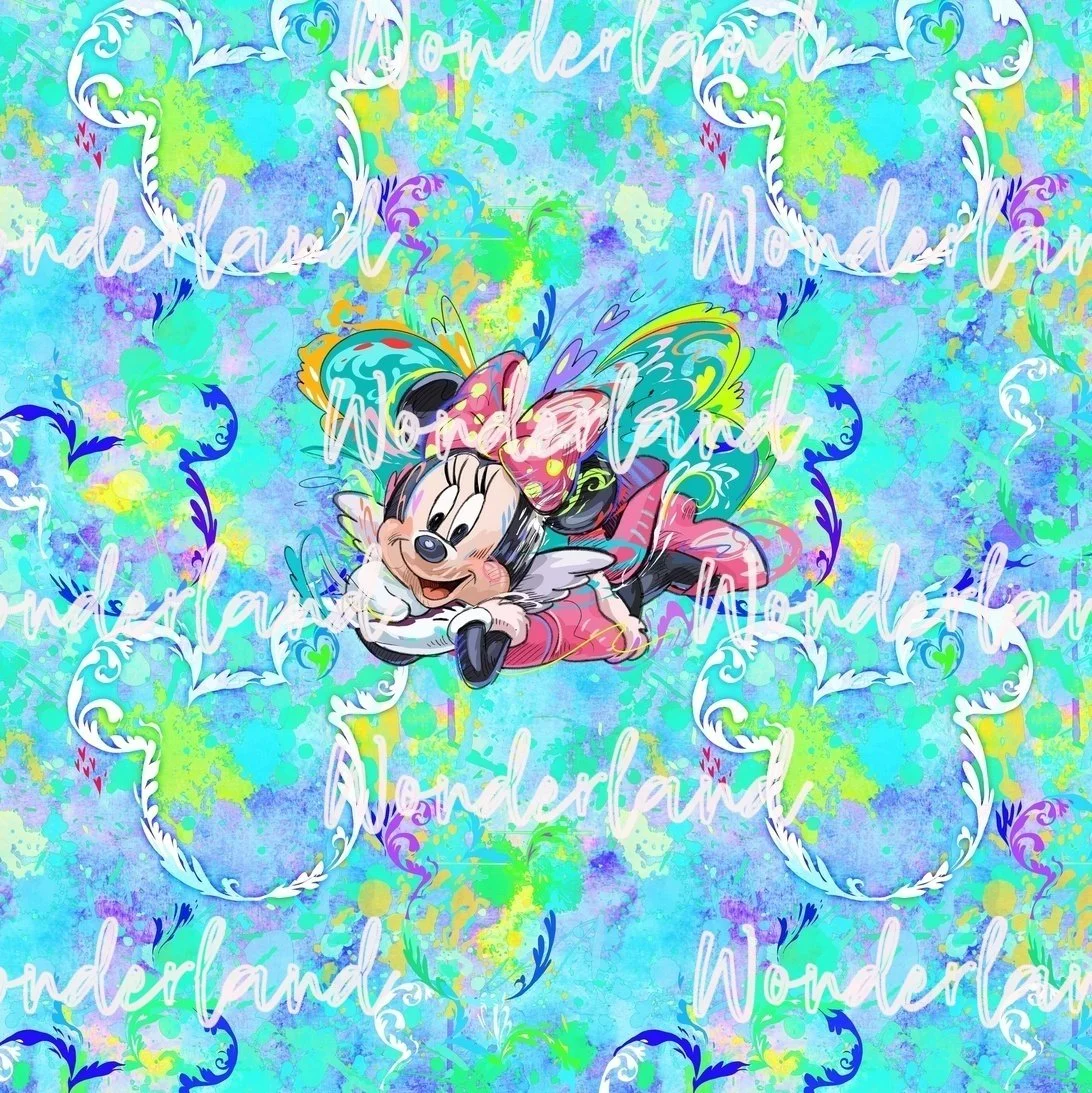 Lay Down Minnie Blue Panel