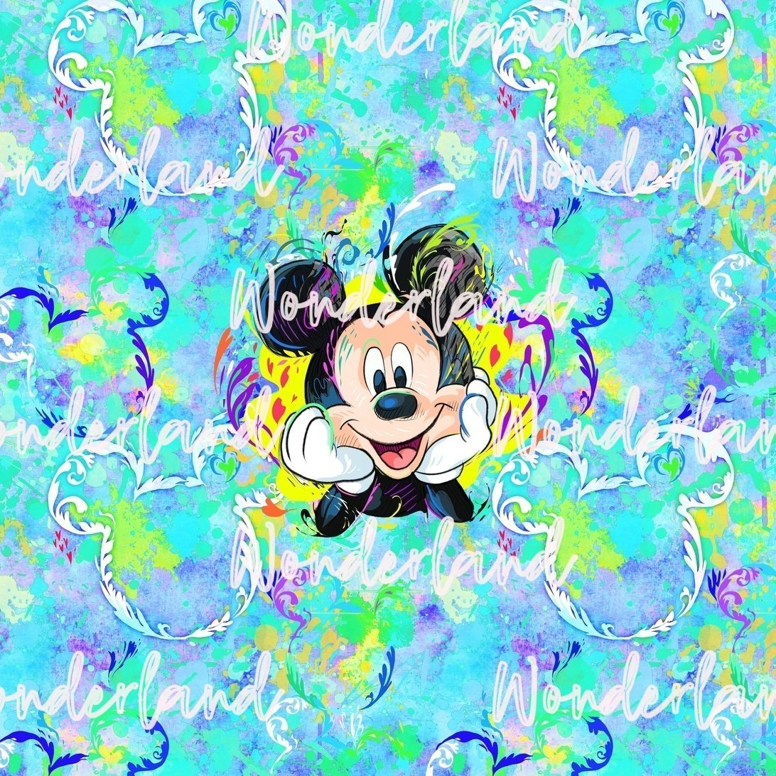 Smile Mick Blue Panel