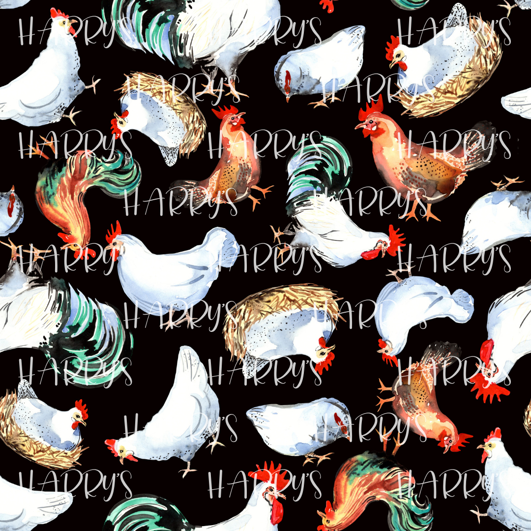 Chickens - Black