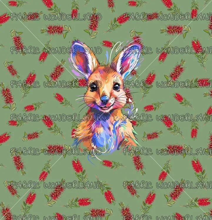 Aussie Animal - Roo - Sage