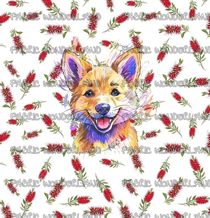 Aussie Animal - Dingo - White