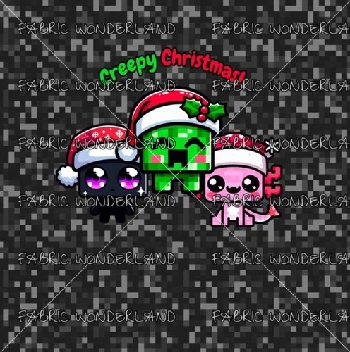 Mine Christmas Panel Black