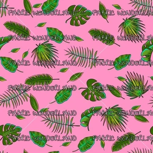 Mesozoic Era Leaves - Pink