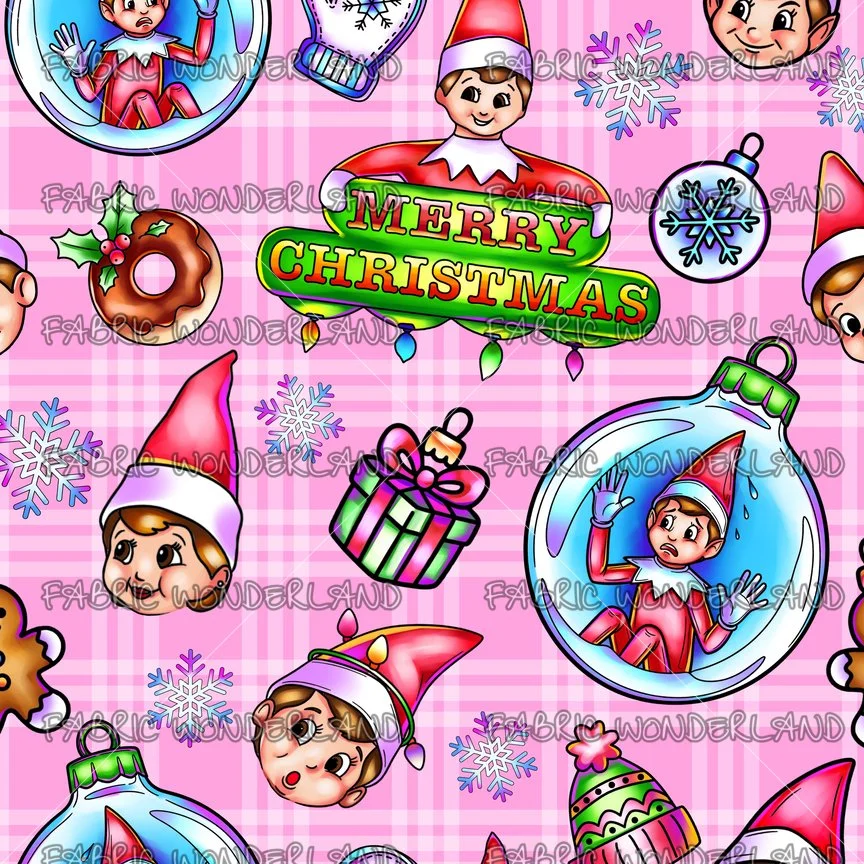 Cheeky Christmas Baubles - Pink