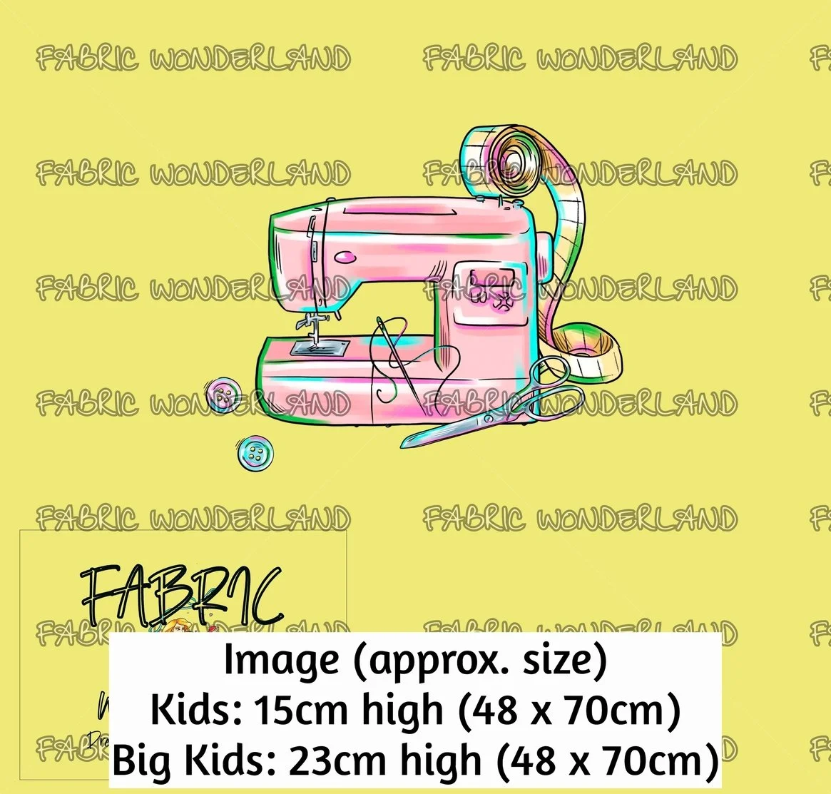 Sewing bits and bobs Panel - Yellow - Scale.jpg