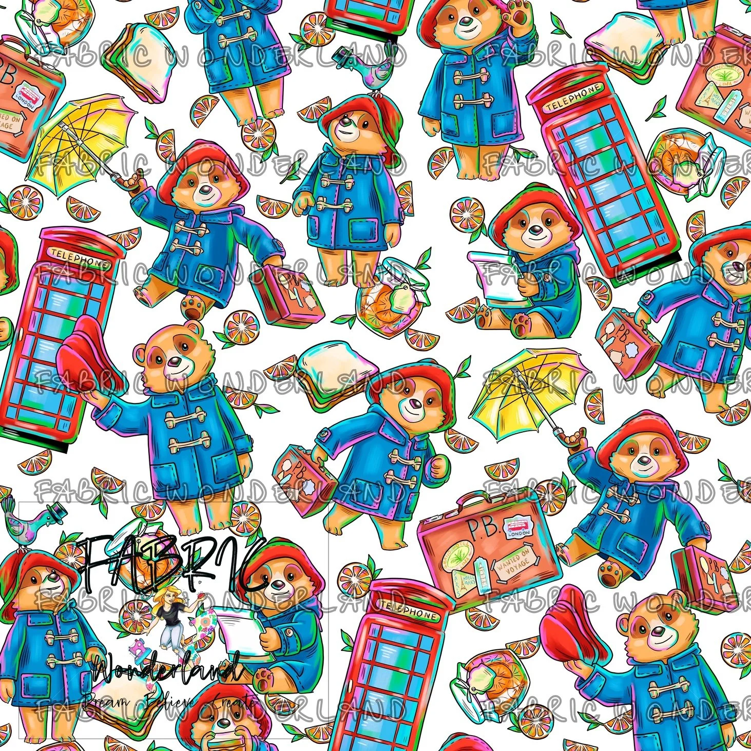 Travelling Bear - White