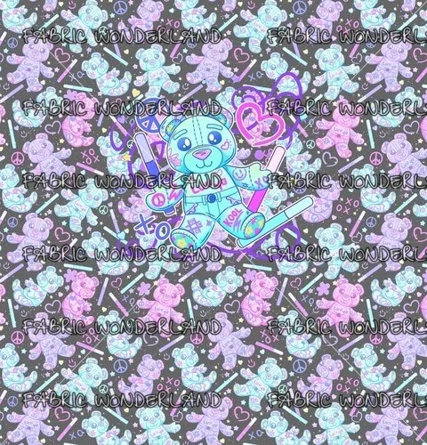 Draw a Bear Black Panel