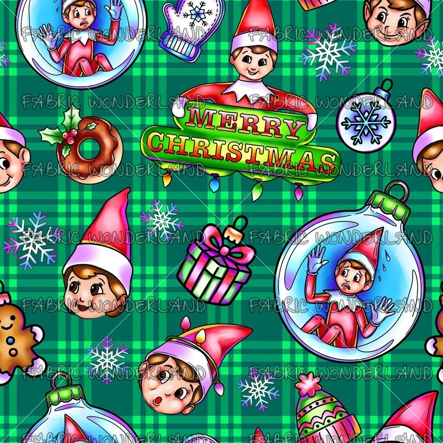 Cheeky Christmas Baubles - Green