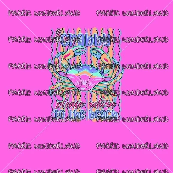 Swim safe Crabby - Pink