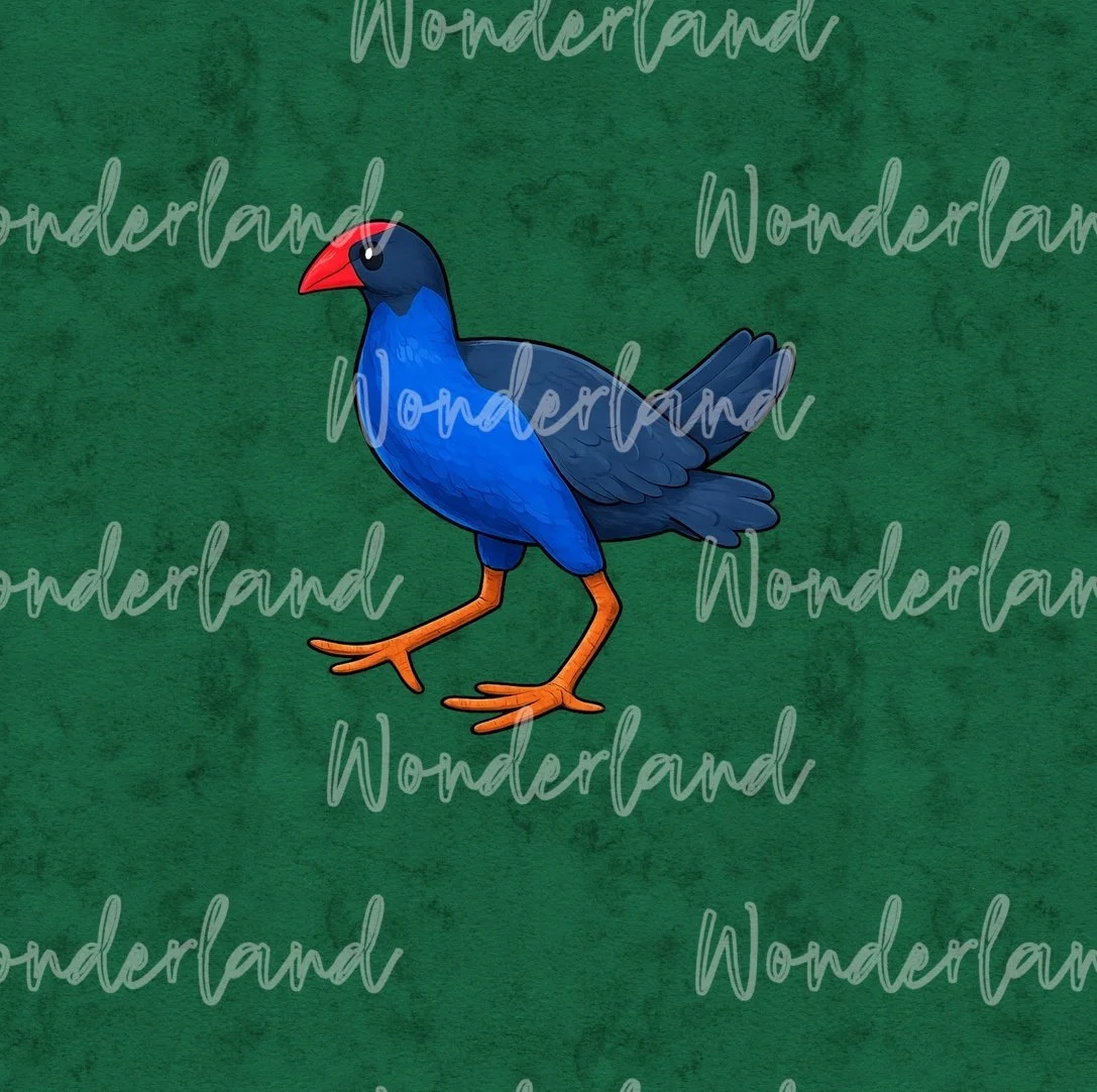 Kiwi Icons Pukeko - Green