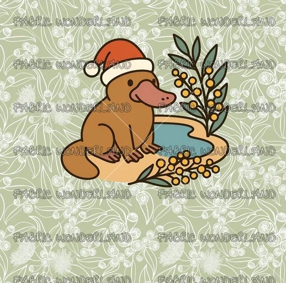 Jingle Bells Platypus - Olive
