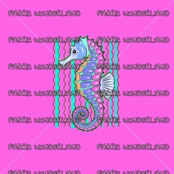 Swim safe Seahorse - Pink