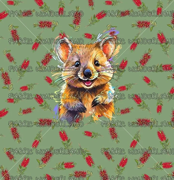 Aussie Animal - Quokka - Sage