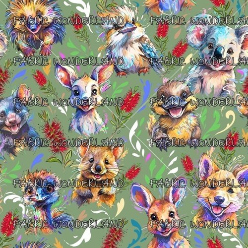 Aussie Animals - Sage