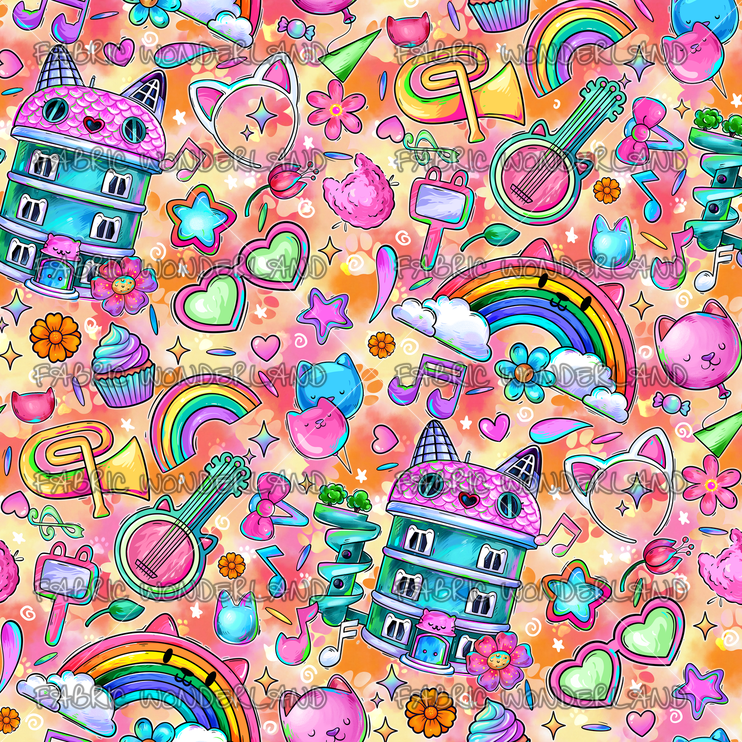 GB doll house Coord - Orange