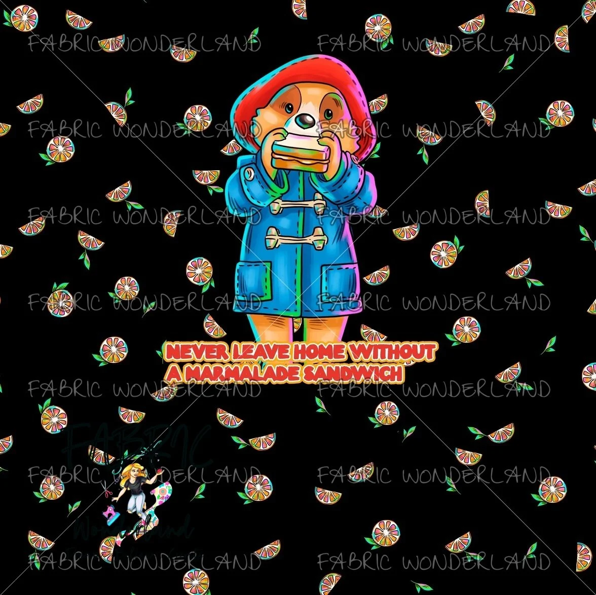 Travelling Bear Sandwhich Panel