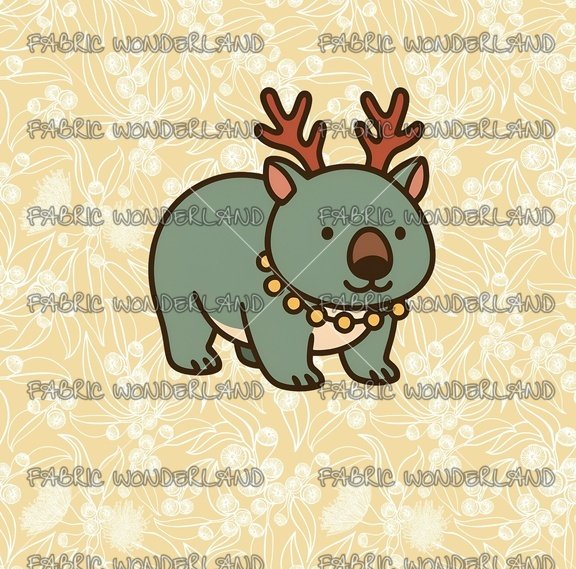 Jingle Bells Wombat - Sunshine