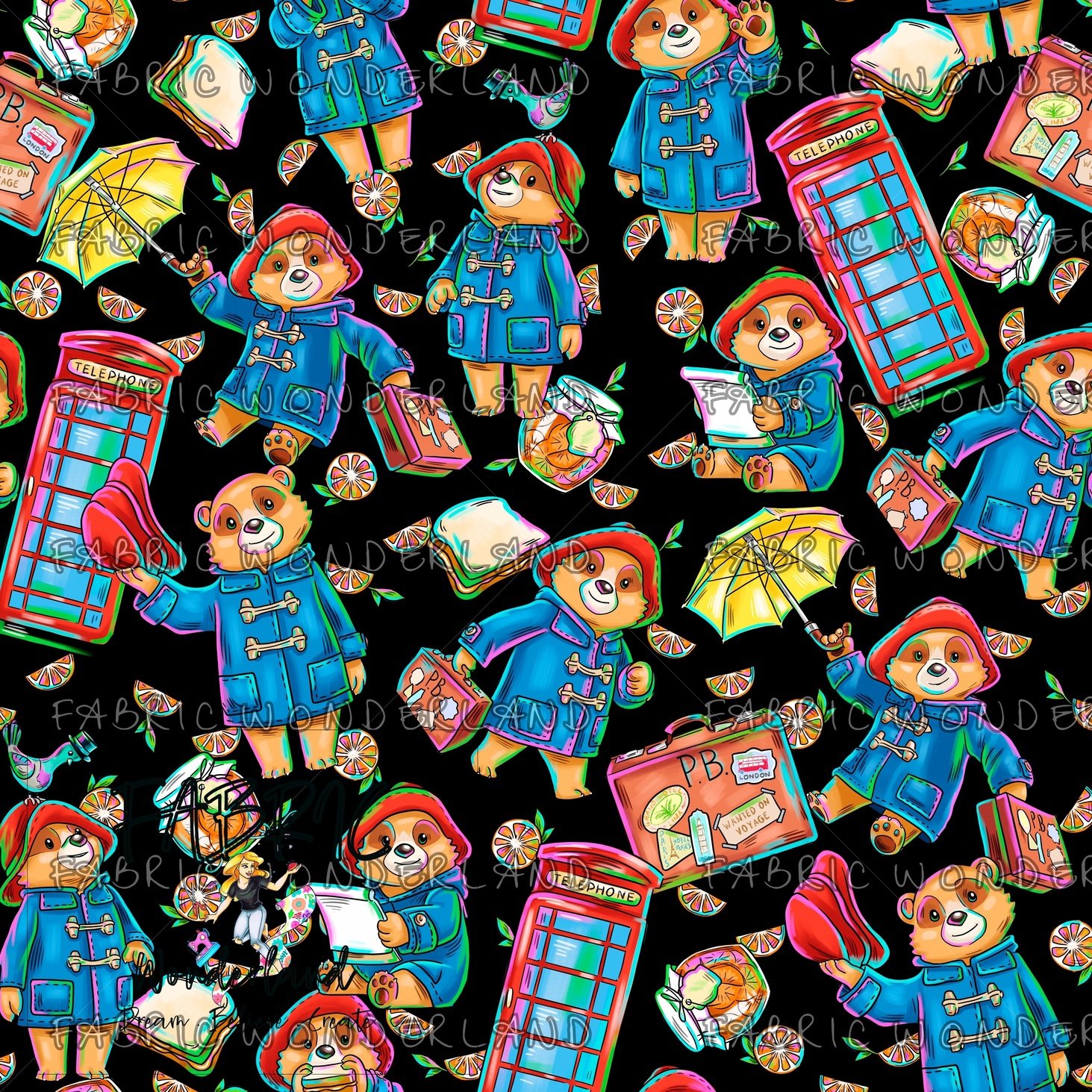 Travelling Bear - Black