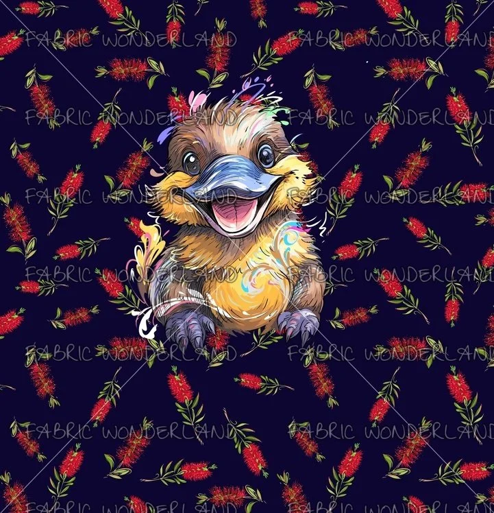 Aussie Animal - Platypus - Navy