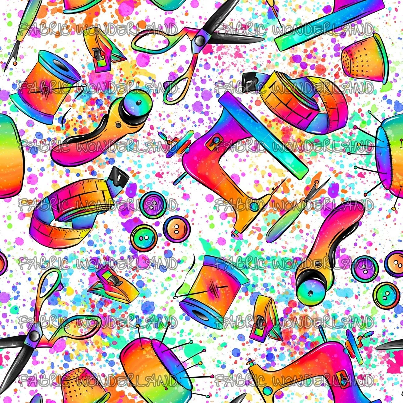 Sewing Motion - White