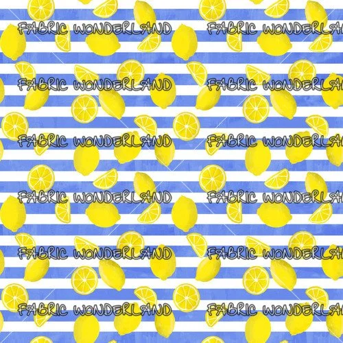 Lemon on Blueberry Stripes