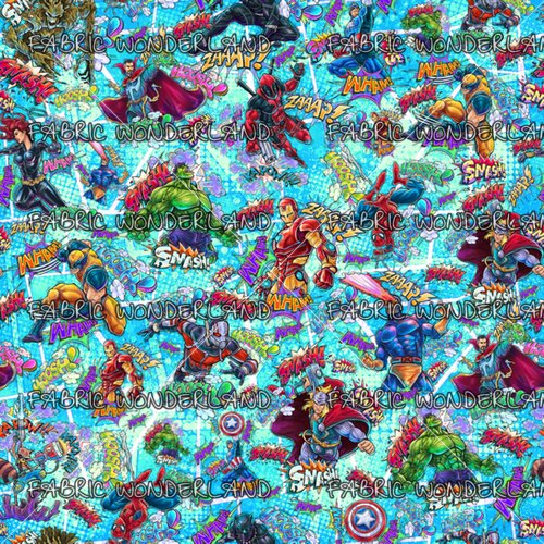 Comic Heroes Cyan
