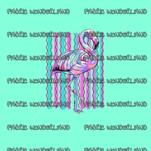 Swim safe Flamingo- Teal