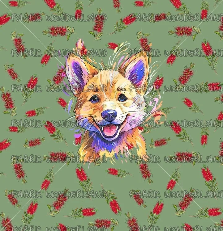 Aussie Animal - Dingo - Sage
