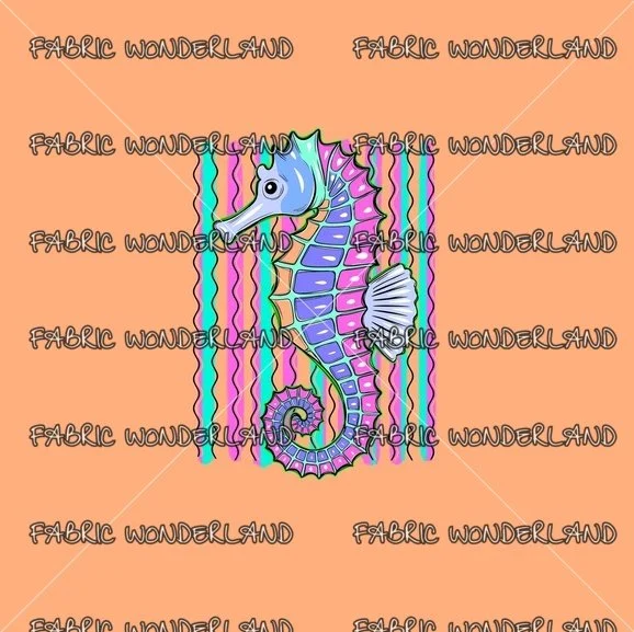 Swim safe Seahorse - Orange