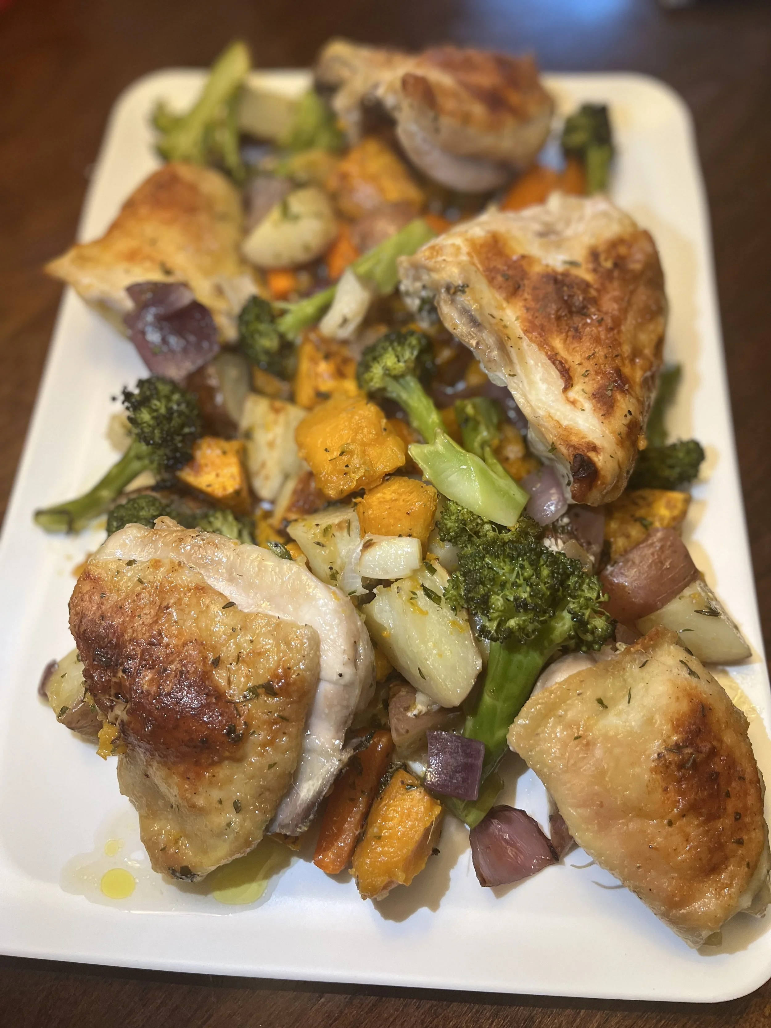 chicken and vegetable platter westerly

