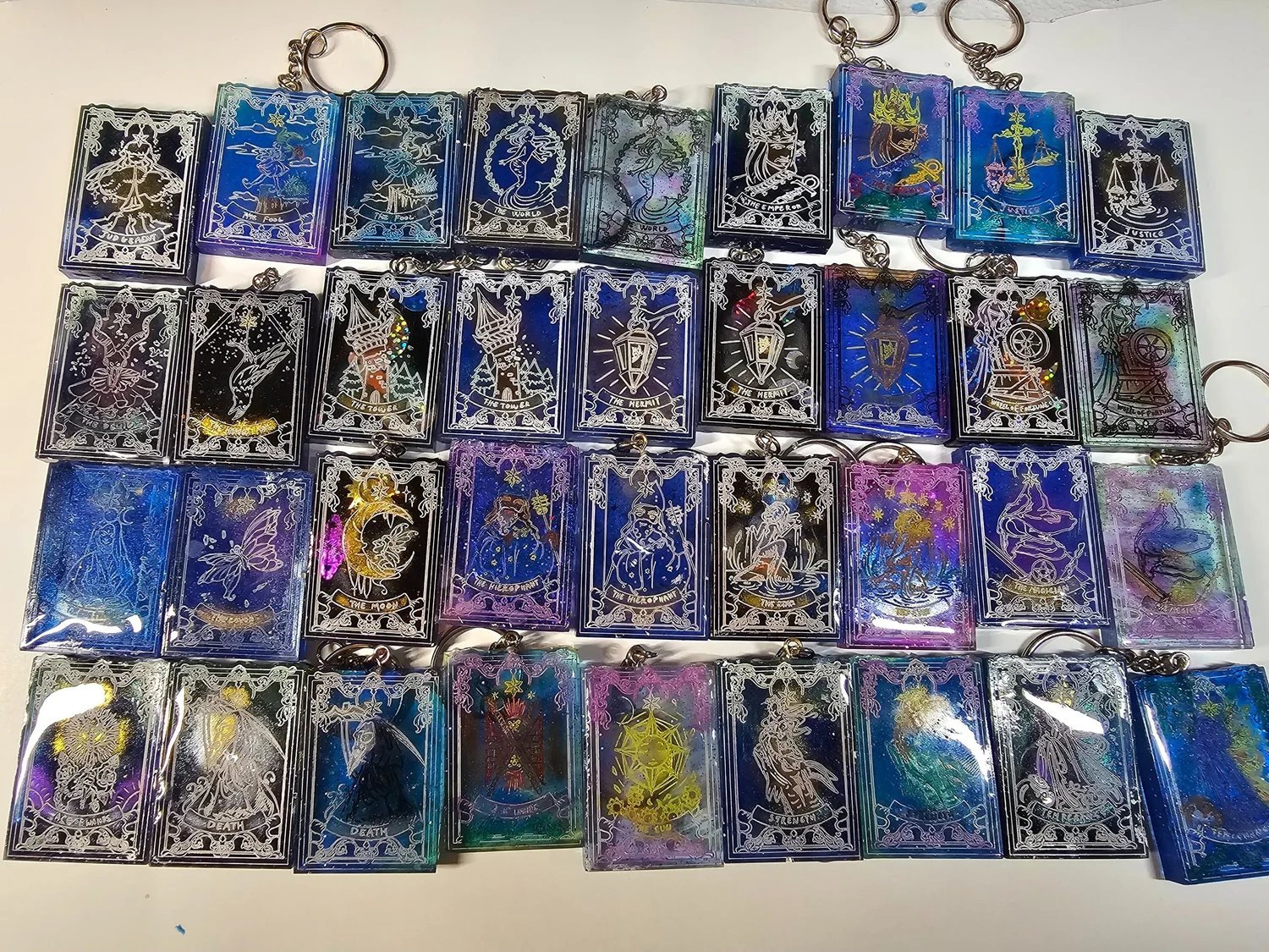 Tarot card key chains — MysticNPrints