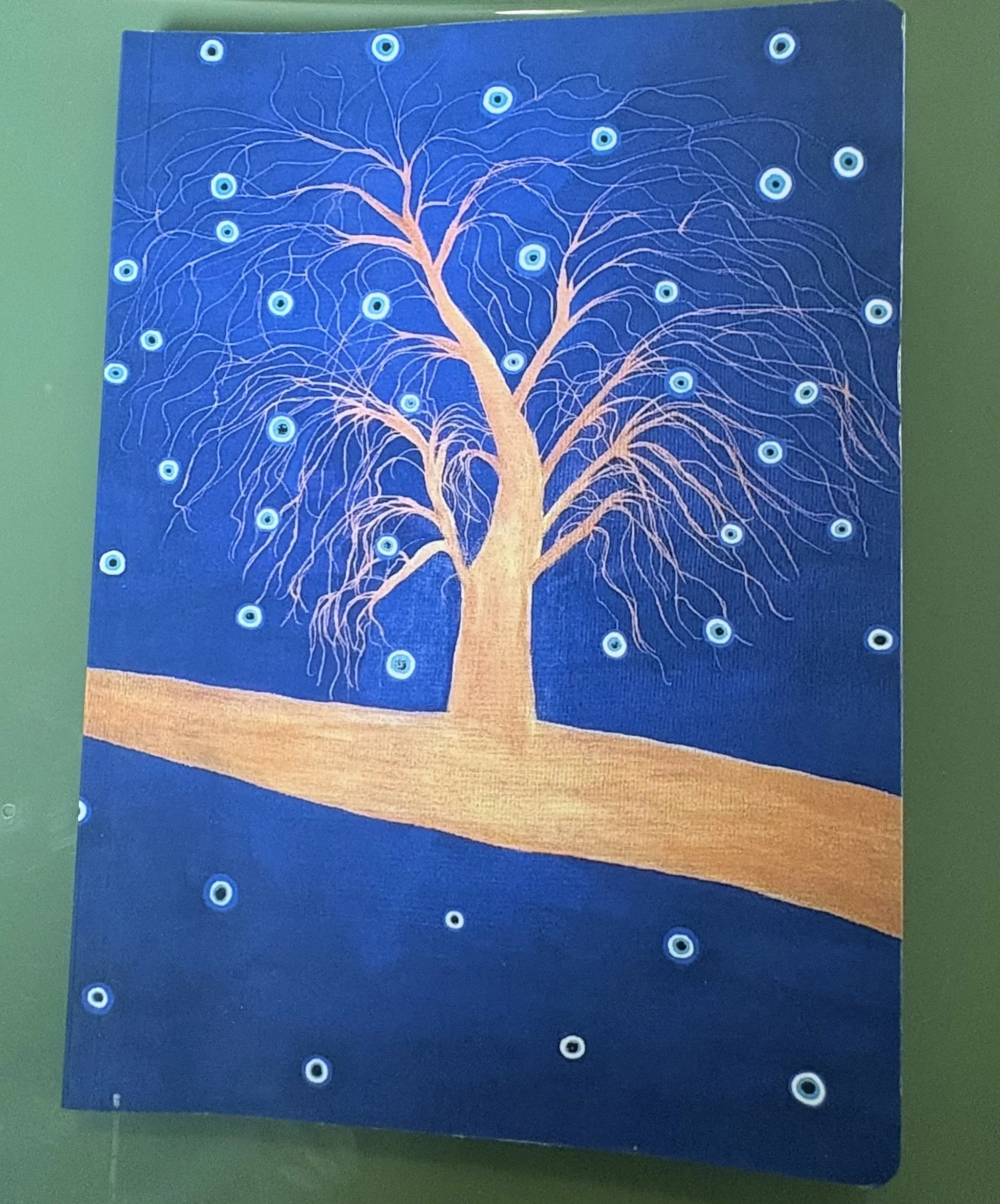 evil eye tree notebook