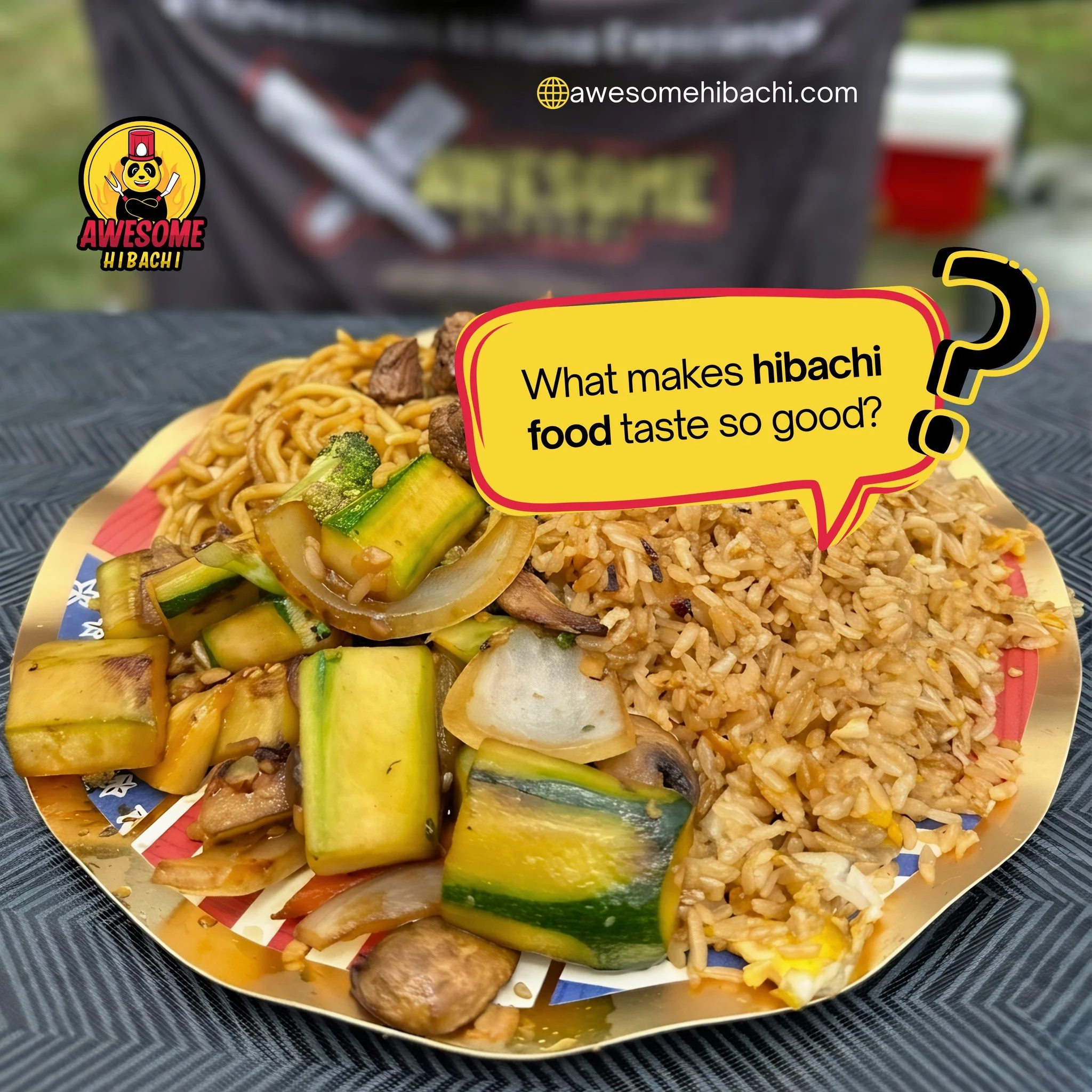 What makes hibachi taste so good? 🔥🍽️

It&rsquo;s not just the ingredients&hellip; it&rsquo;s the whole experience.

Fresh food cooked right in front of you 🥢
High heat that locks in flavor 🔥
Simple seasoning that lets everything shine 
And that 