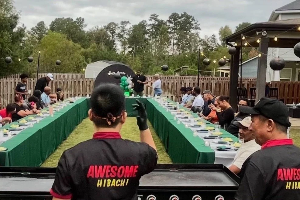 Atlanta Corporate Team Dinner: Mobile Hibachi Catering for an Office or Rental
