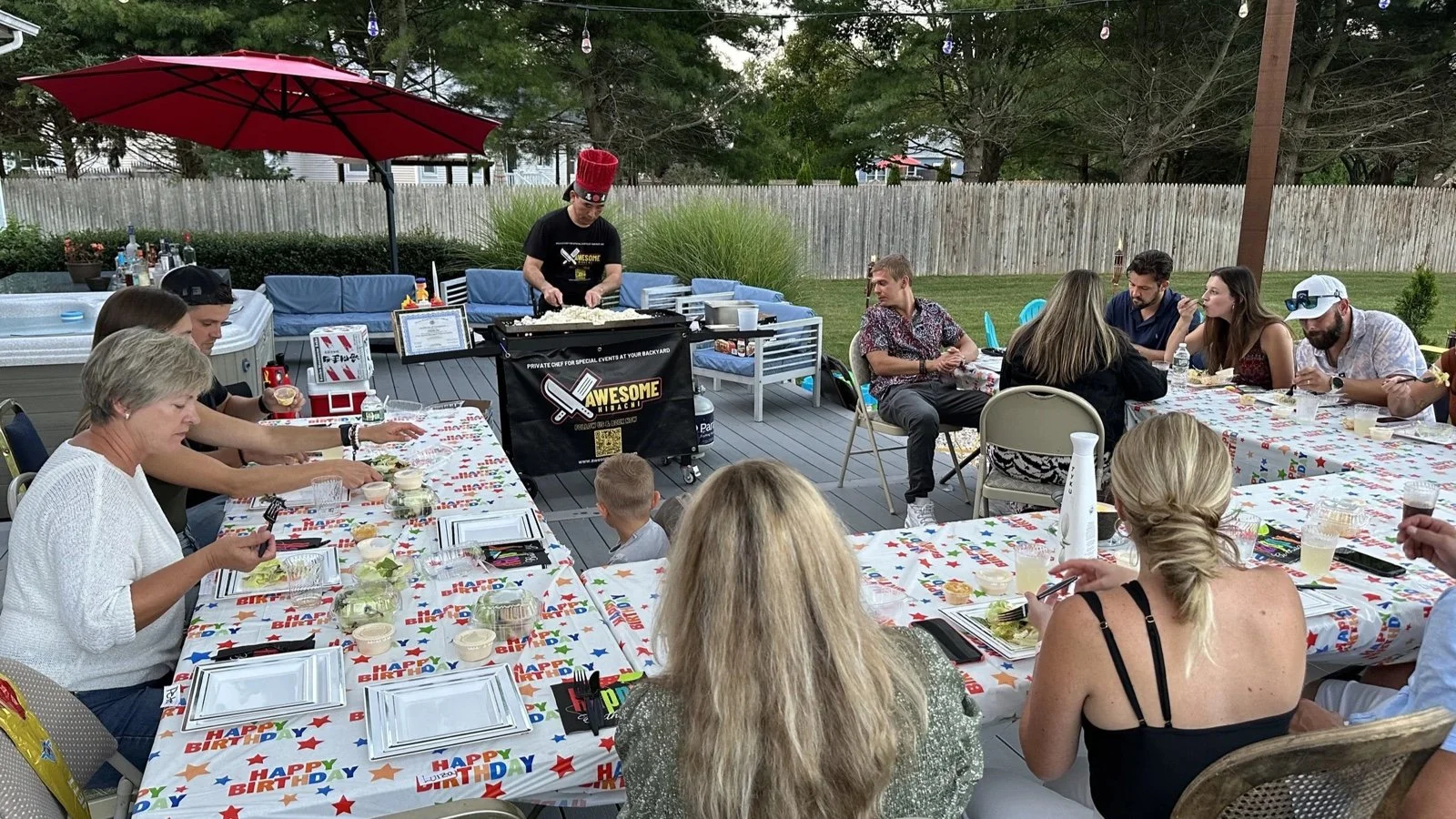 Nags Head Fishing Weekend Dinner: Mobile Hibachi for a Rental-House Group