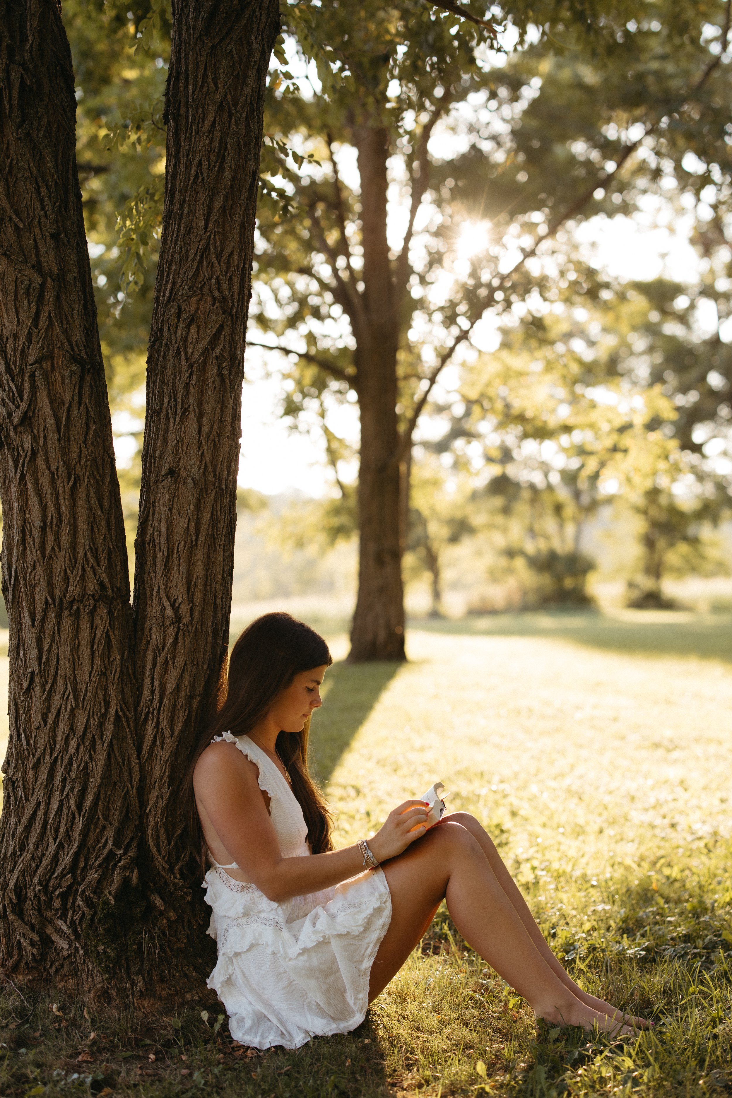 Sit with your back against the tree and read your favorite book