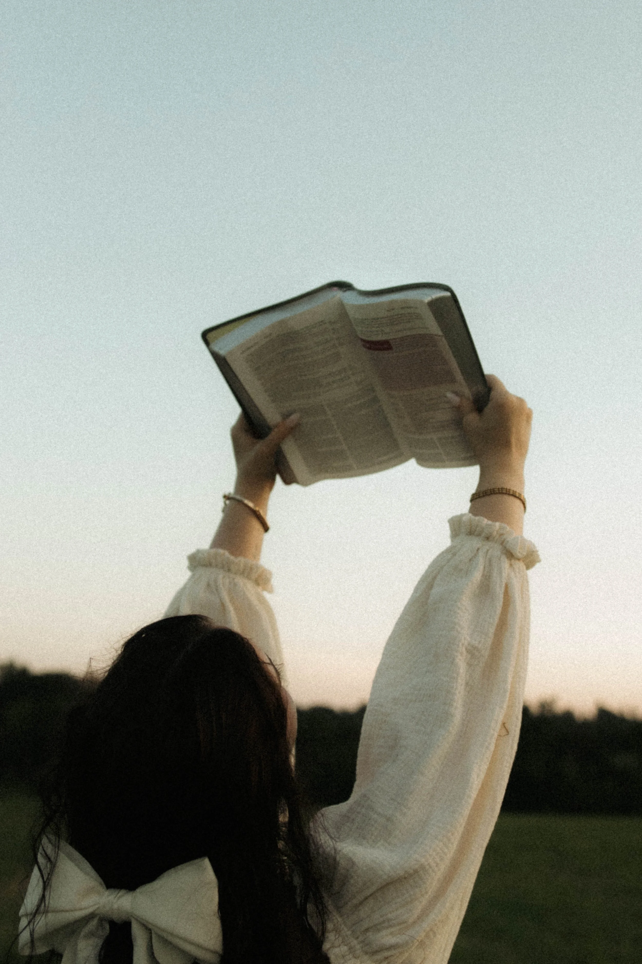 Hold you book high above your head as you read it
