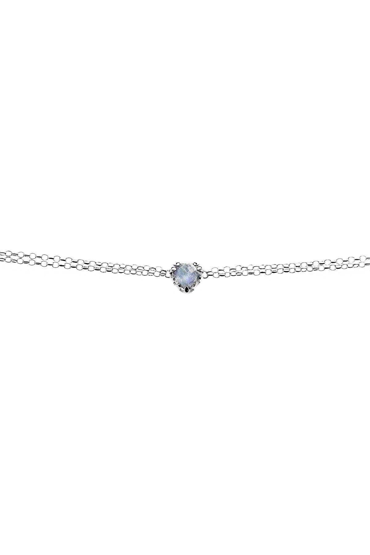 Love Claw Bracelet - Blue Lace Agate