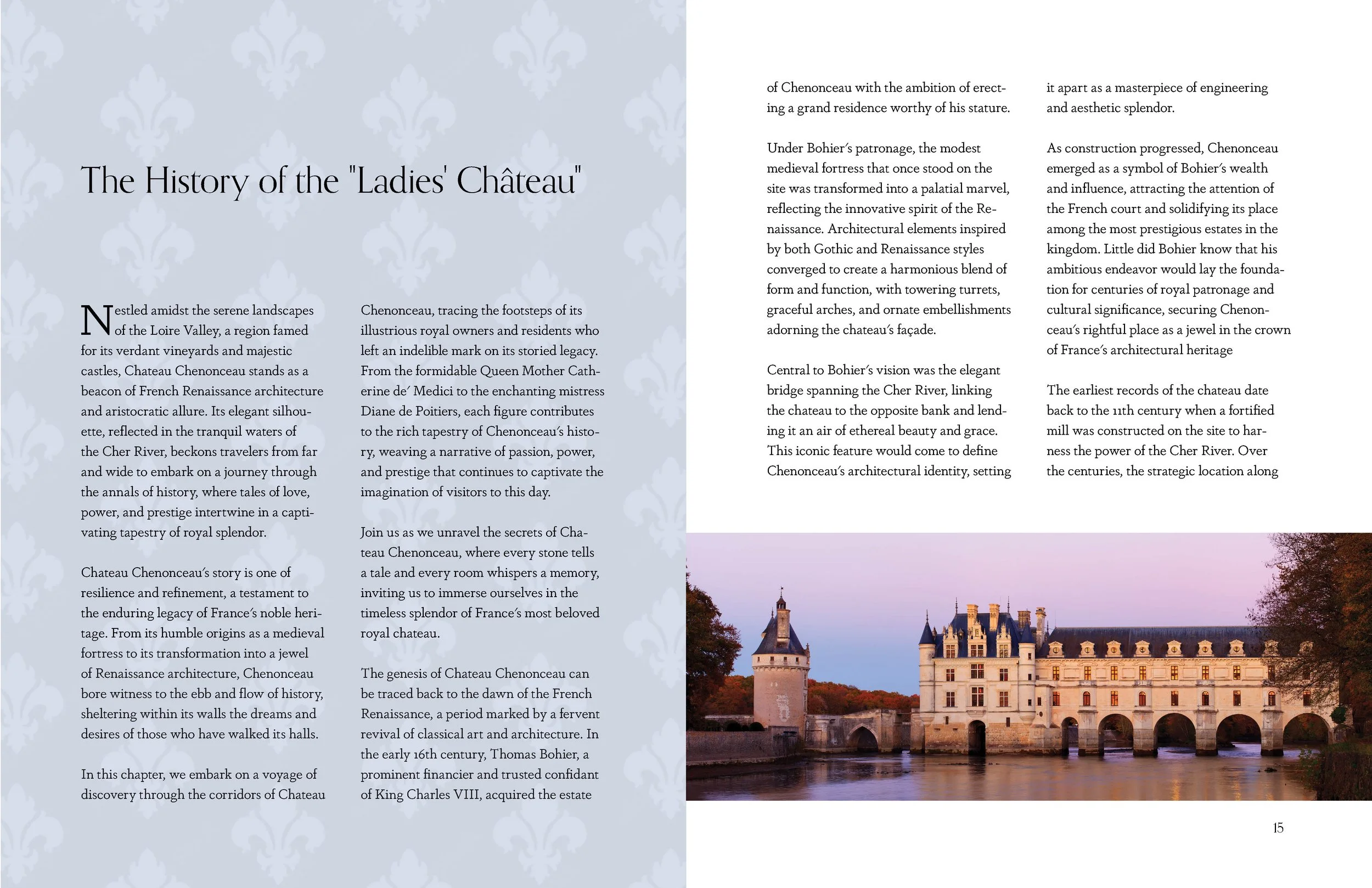 Chateau Intro Page