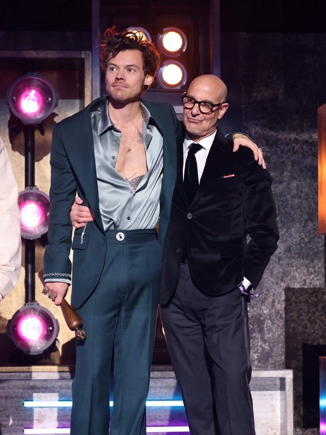 Stanley and Harry at award show standing next to each other
