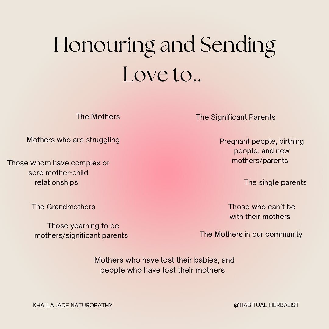 These days are complex and filled with both ends of the spectrum of emotion, and I think it&rsquo;s really important to acknowledge. 

To those who celebrate - Happy Mother&rsquo;s Day without you none of us would be here, you are the strongest, wise