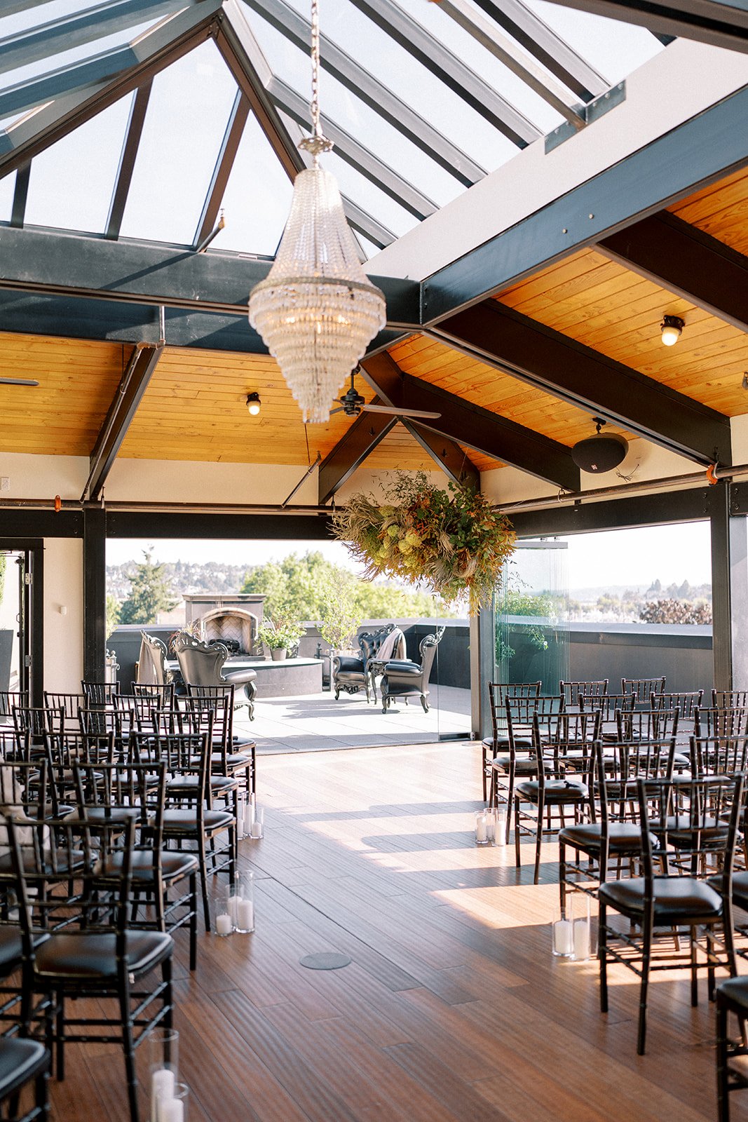 Olympic Rooftop Pavilion Wedding
