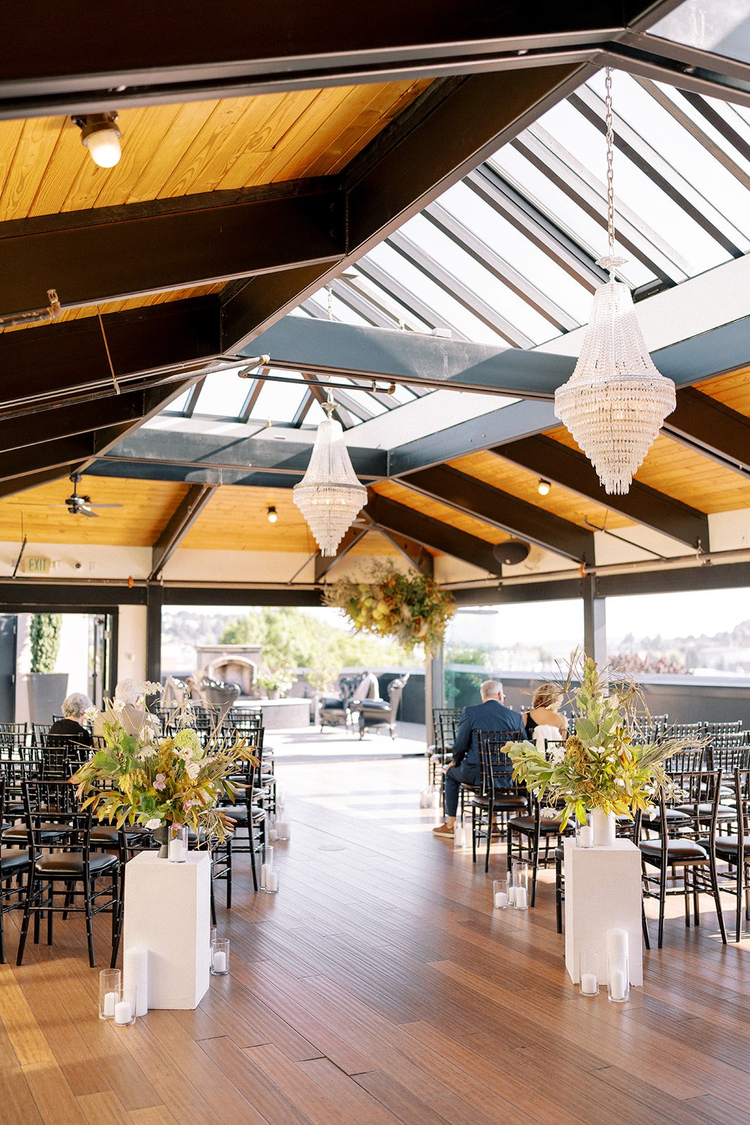 Olympic Rooftop Pavilion Wedding
