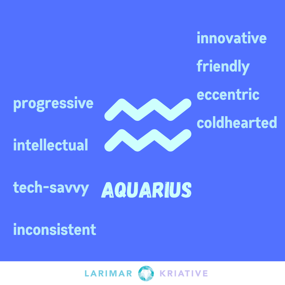 Aquarius Rising Sign — Larimar Kriative