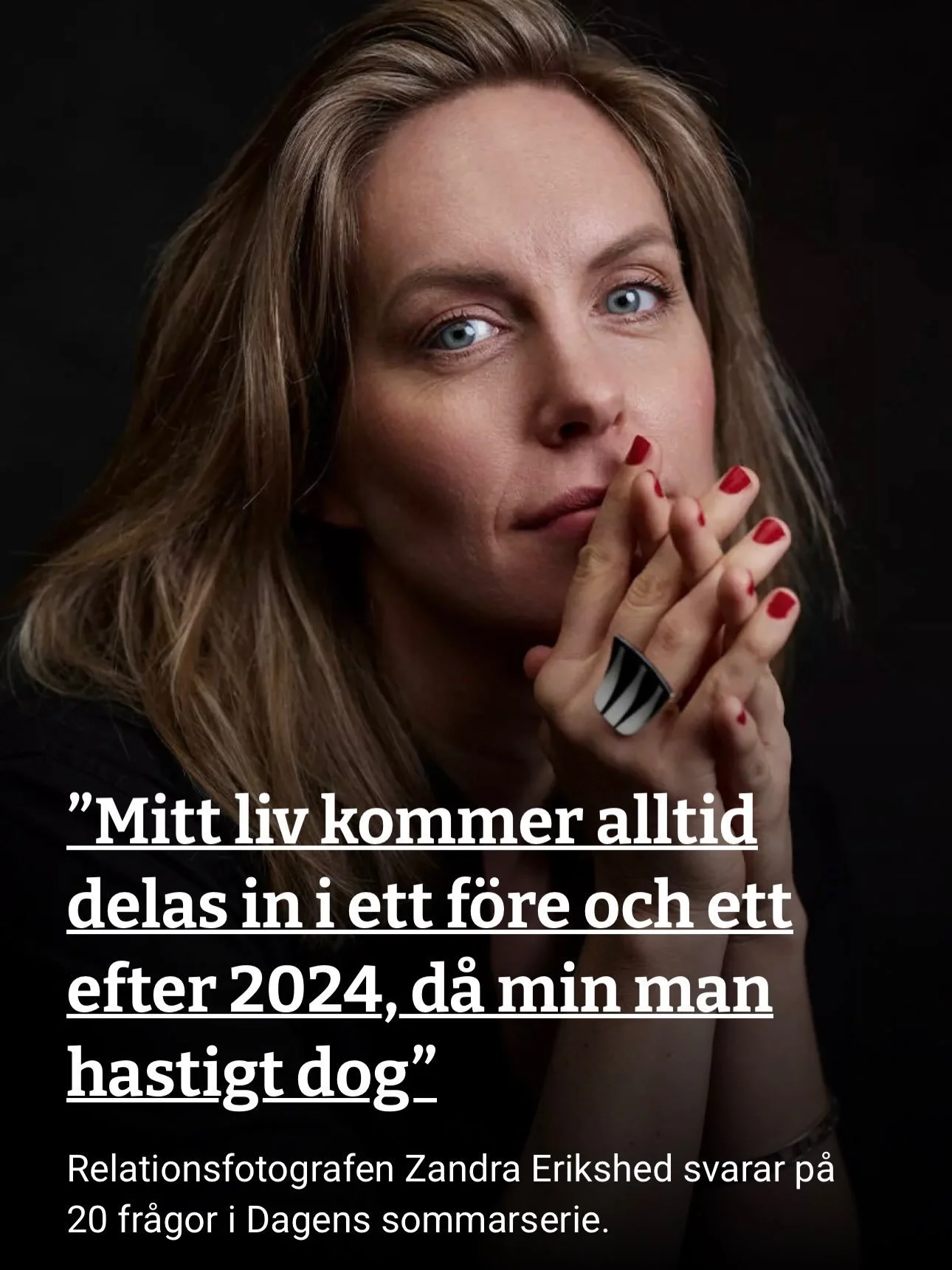 Sooo&hellip; this just happened. Och h&auml;r st&aring;r jag med hj&auml;rtat i handen.

Tack @malinaabra f&ouml;r lyh&ouml;rda fr&aring;gor och tack @wikstromphoto f&ouml;r alla fina bilder