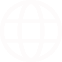 Icon of a globe with longitude and latitude lines.
