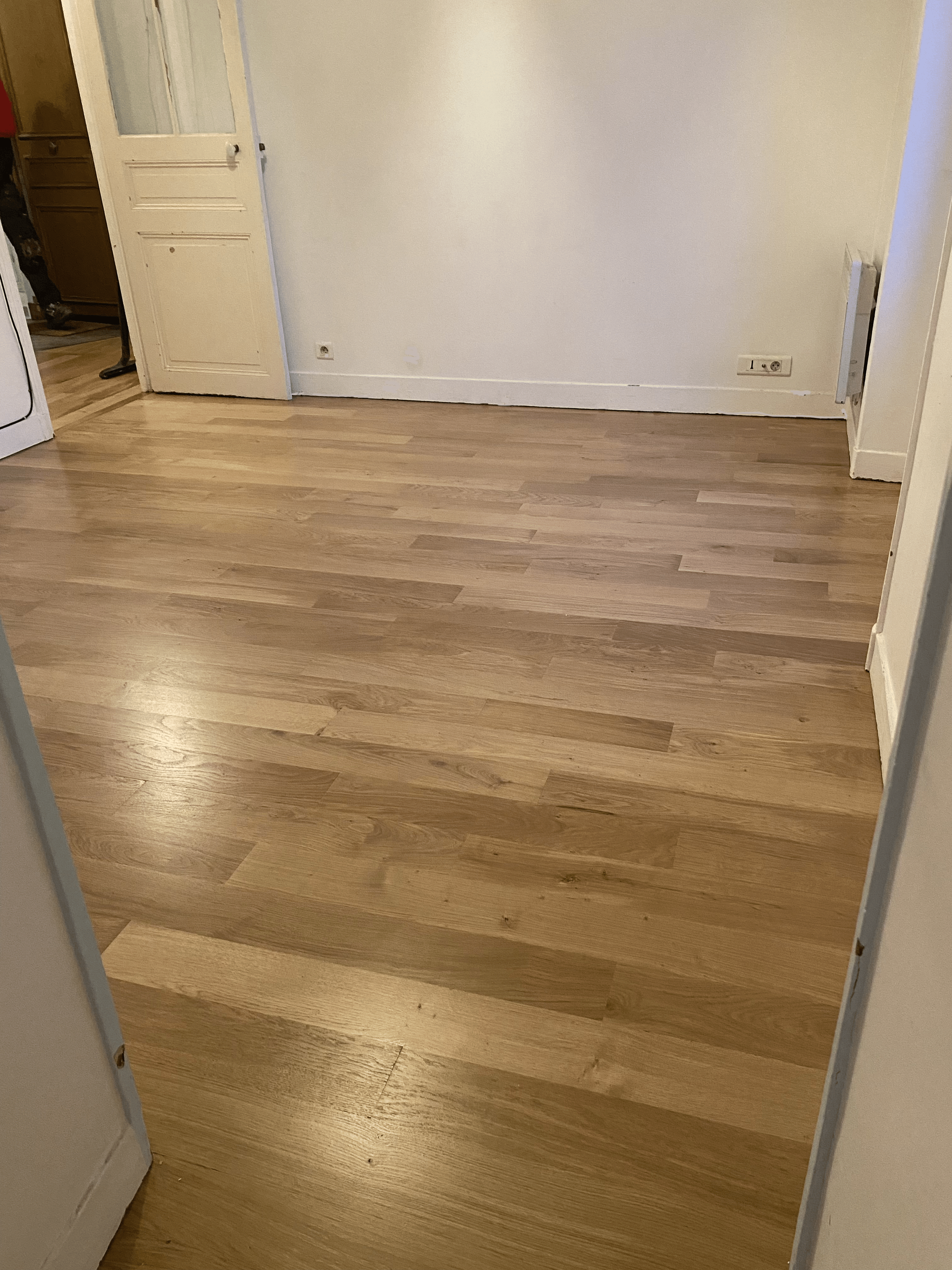 Pose parquet à l'anglaise